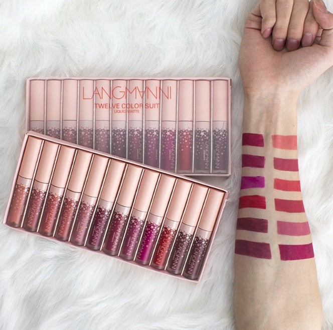Matte Lipstick Waterproof Long-lasting Velvet Lipstick Set Matte Lipstick Waterproof Long-lasting Velvet Lipstick Set